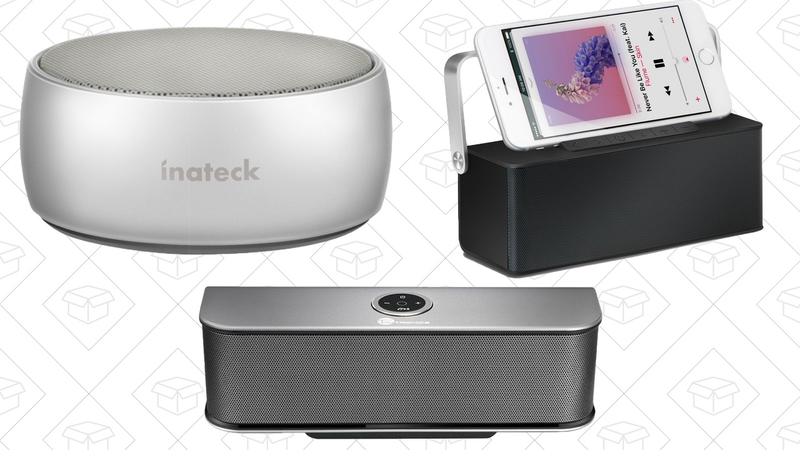 Inateck Portable Speaker, $16 with code IVI7PZUL | Inateck 10W Speaker/Phone Stand, $23 with code 8Q2RPNNJ | TaoTronics 20W Speaker, $36 with code BWAHWXQU